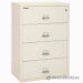 Tan FireKing 4 Drawer Fire Proof Lateral File Cabinet, Locking